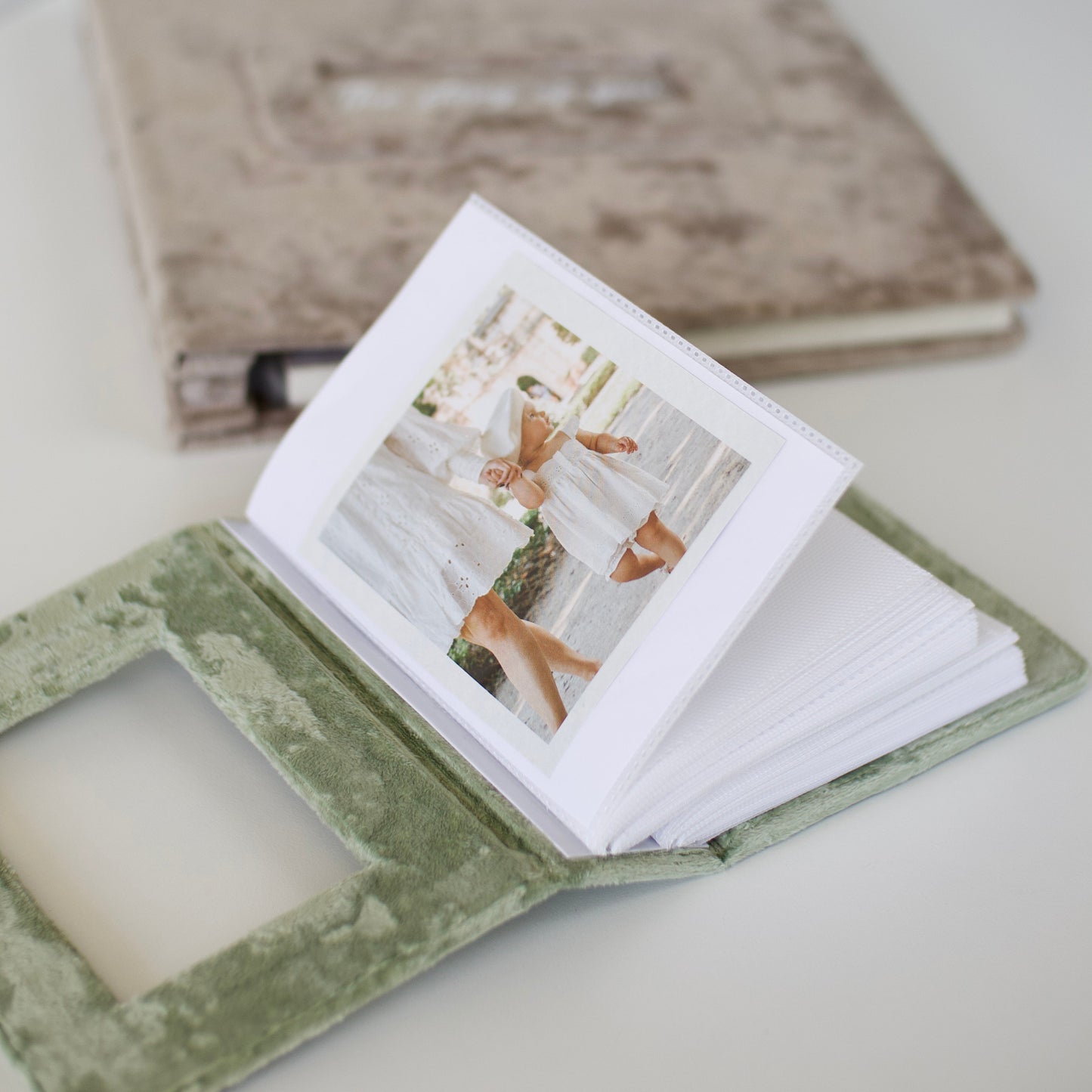 Mini Velour Photo Album - "The Story of You"